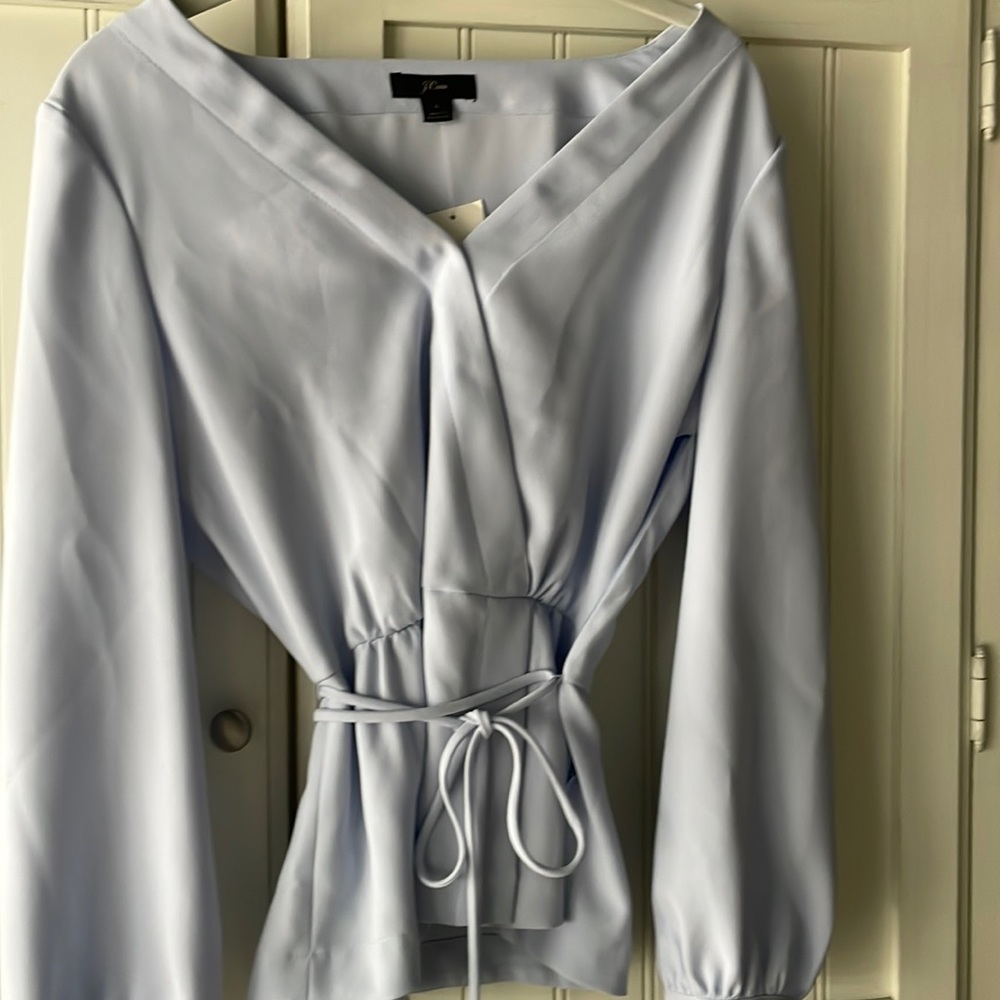 New with tags periwinkle blouse from JCrew size 4